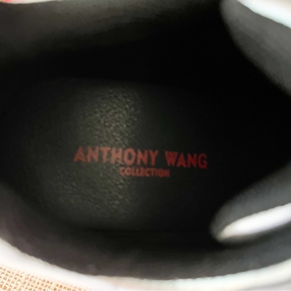 Anthony Wang BlackBerry-04 ColorBlock Wedge Platform Sneakers Size 8 - Picture 12 of 13